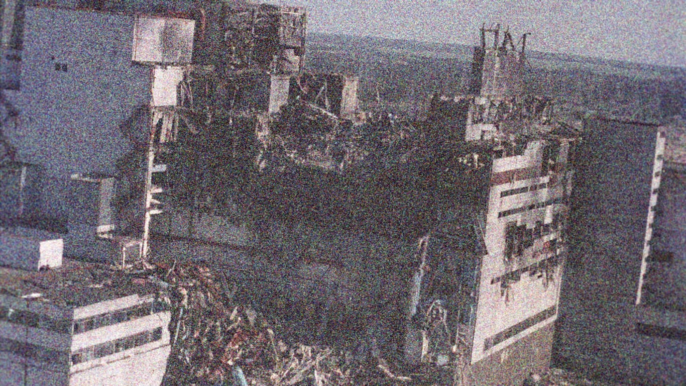 Das zerstörte Atomkraftwerk Tschernobyl: Die Sowjetunion versuchte das wahre Ausmaß der Katastrophe zu verschleiern.