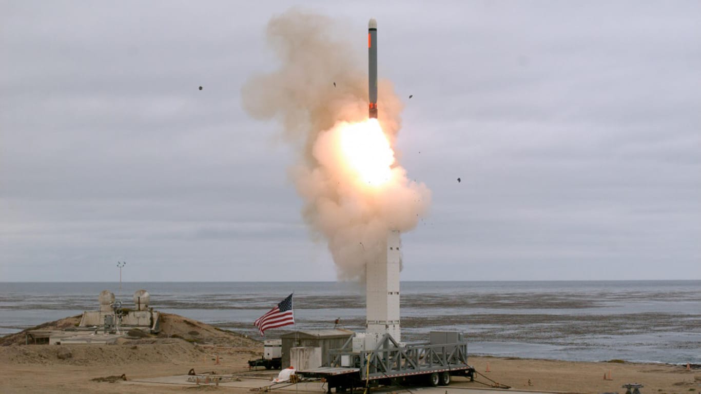 Raketenstart auf San Nicolas: Erstmals nach dem Austritt aus dem INF-Vertrag haben die USA einen Marschflugkörper getestet.