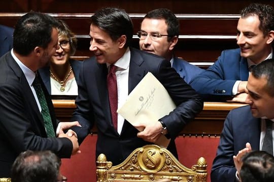 Giuseppe Conte hat angesichts der Krise seinen Rücktritt angekündigt.