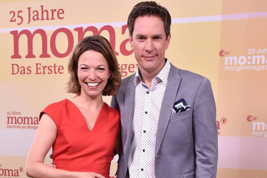 Anna Planken und Sven Lorig: Die beiden Moderatoren des "ARD-Morgenmagazins" waren am Dienstag vom Streik betroffen.