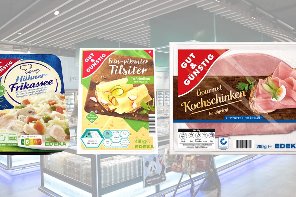 Eigenmarkenartikel von Edeka: Die Supermarktkette startet einen Praxistest für Nutri-Score und Co. bei 16 ausgewählten Produkten.