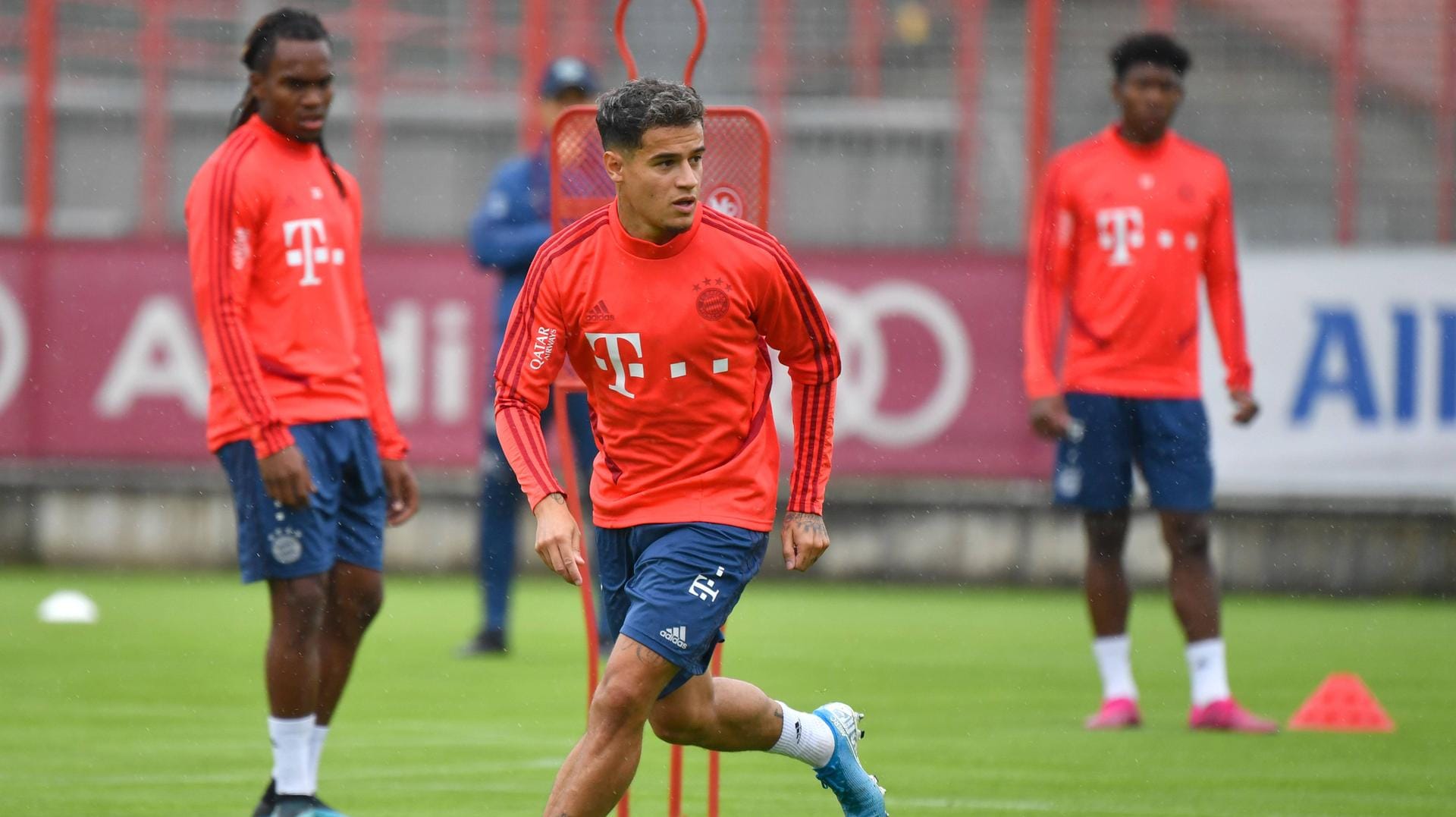 Bayerns Neuzugang Philippe Coutinho beim Mannschaftstraining am Dienstag.