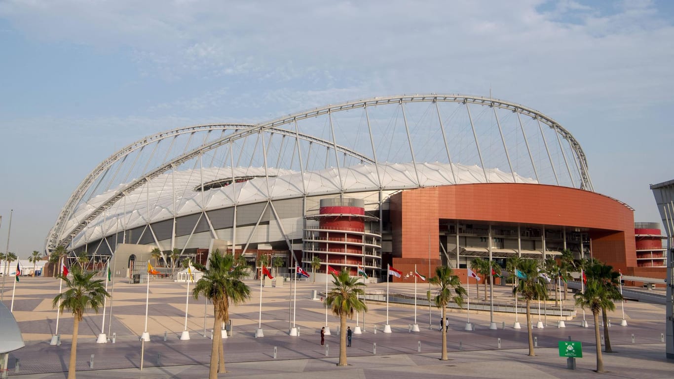 Hier findet die WM statt: Das Khalifa International Stadium in Katar.