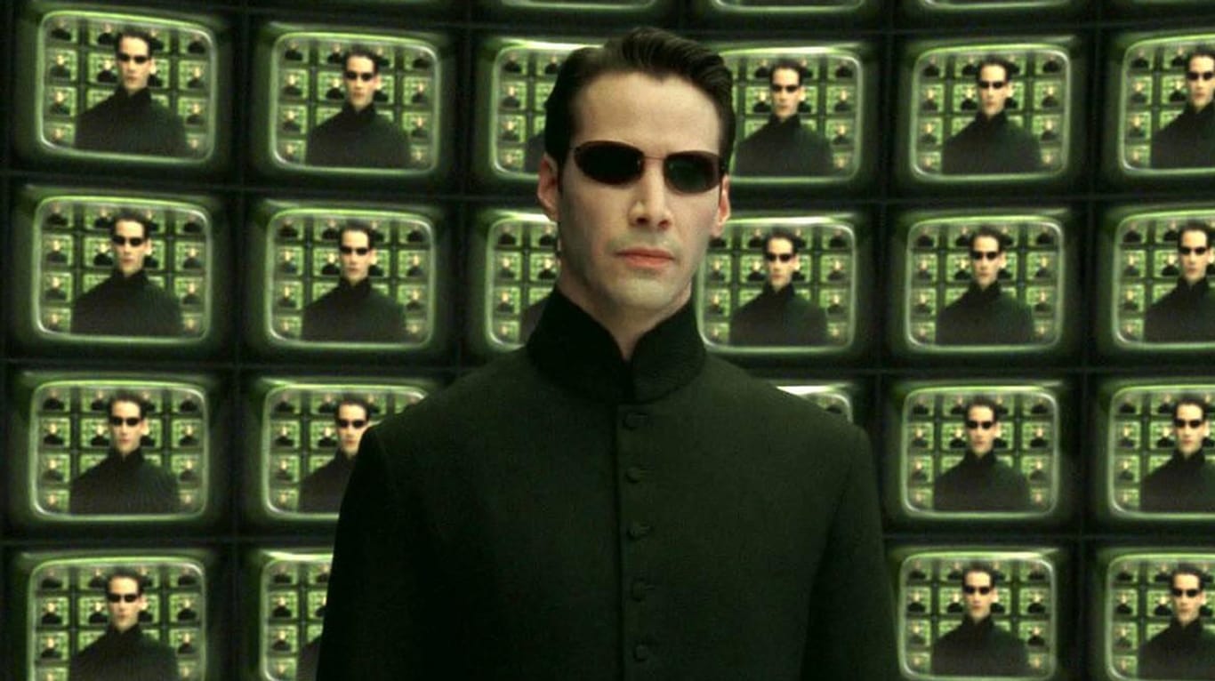 Keanu Reeves als Neo in "Matrix".