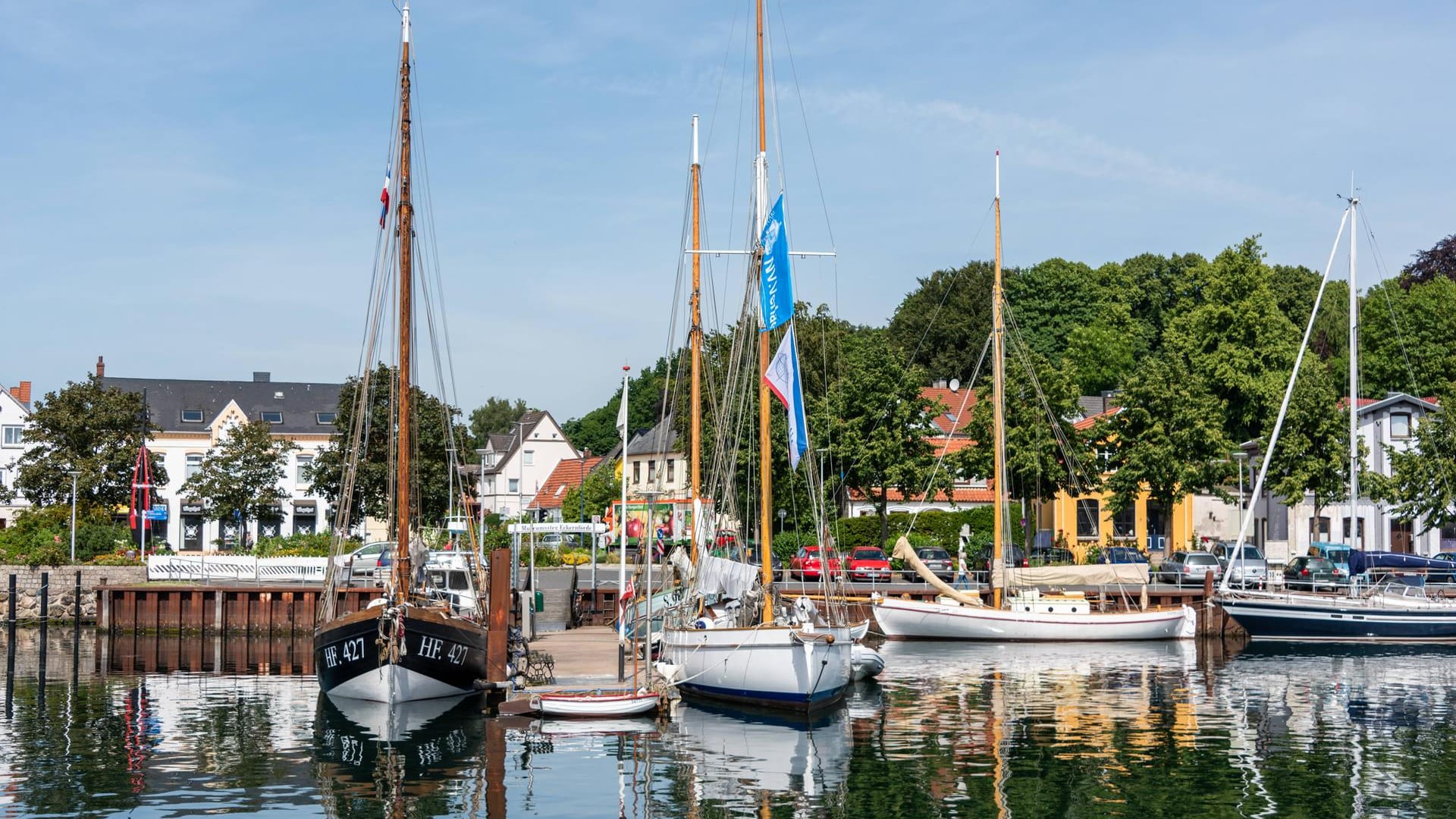 Kieler Förde: Die Bucht ist perfekt für einen Spaziergang mit Hund.