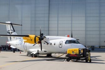 Eine Dornier 328 auf dem Flughafen Leipzig: Eine Neuauflage des Modells soll dort künftig gebaut werden.