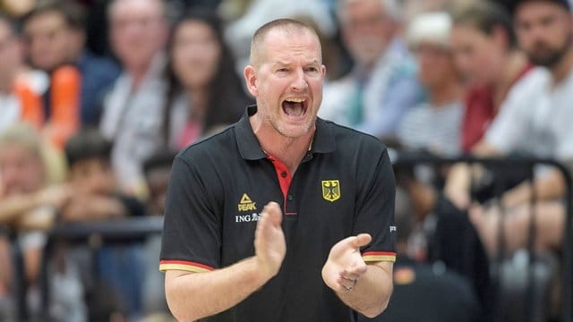 Mit Deutschlands Basketballern in China gefordert: Bundestrainer Hendrik Rödl. Mit Deutschlands Basketballern in China gefordert: Bundestrainer Hendrik Rödl.