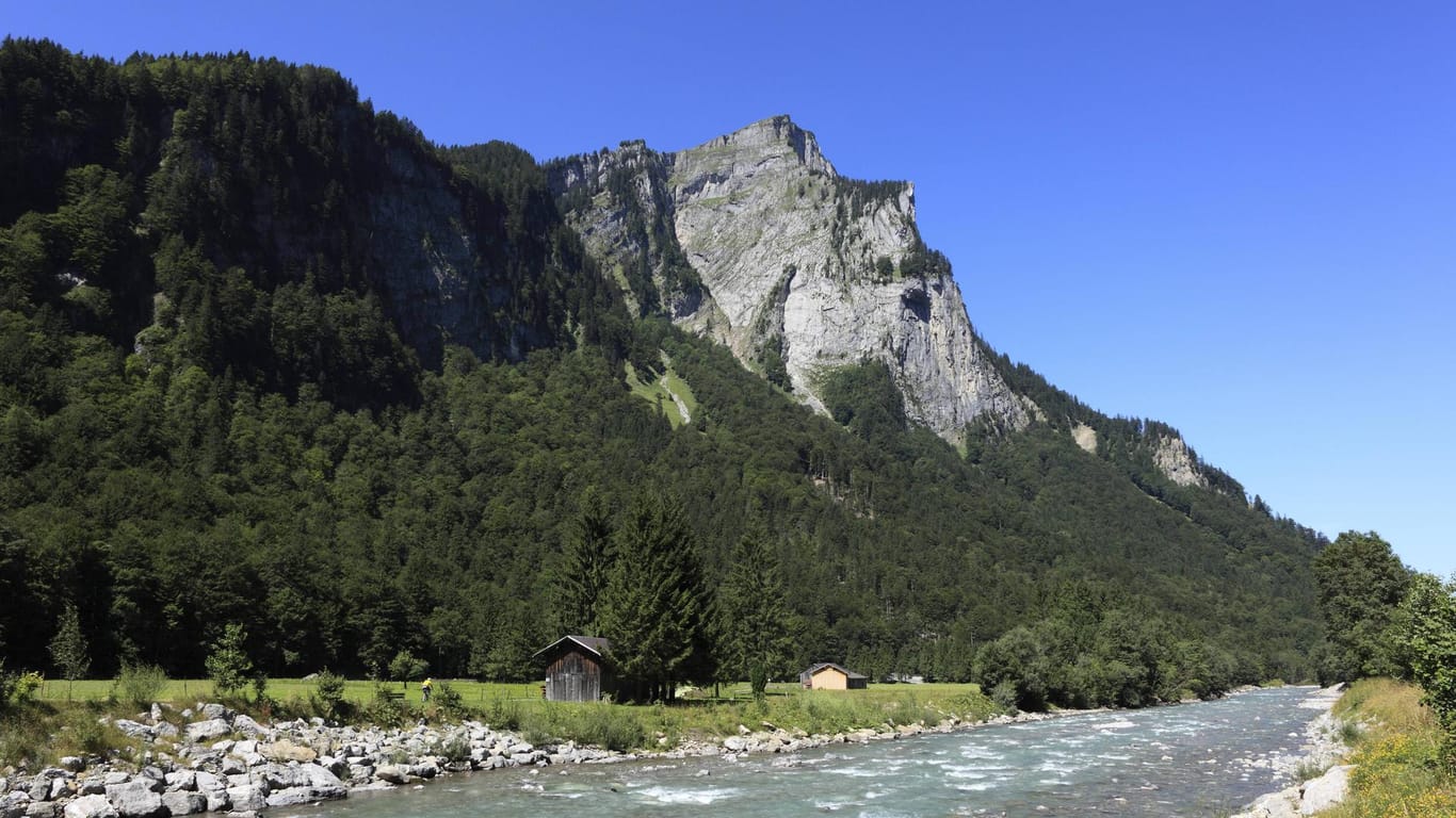 Das Kanisfluh-Massiv in Vorarlberg: Hier stürzte ein deutscher Alpinist in den Tod.