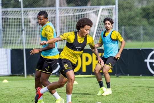 Fühlt sich beim BVB wohl: Axel Witsel (M.