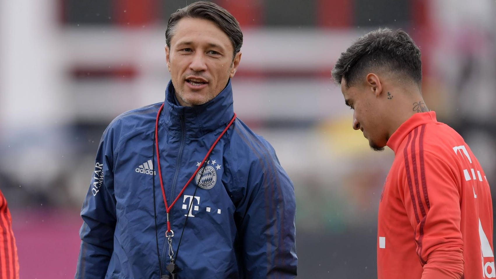 Niko Kovac (li.) und Philippe Coutinho arbeiten seit Anfang der Woche zusammen.