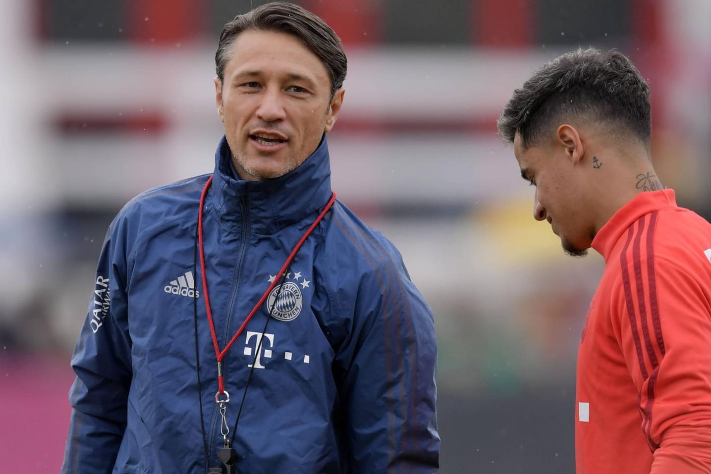 Niko Kovac (li.) und Philippe Coutinho arbeiten seit Anfang der Woche zusammen.