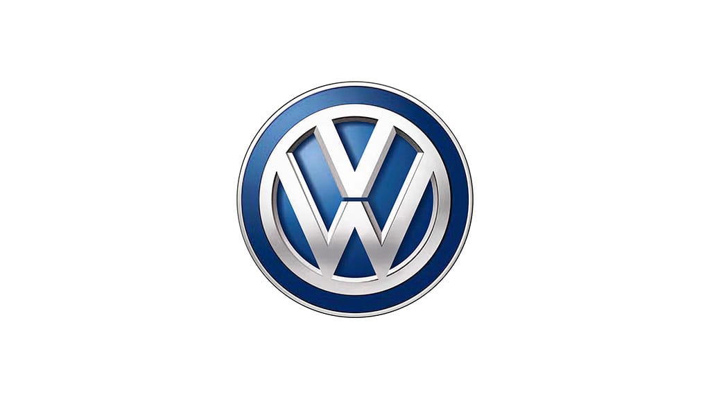 Das aktuelle VW-Logo: Vom Blau und dem 3D-Effekt trennt sich der Hersteller.