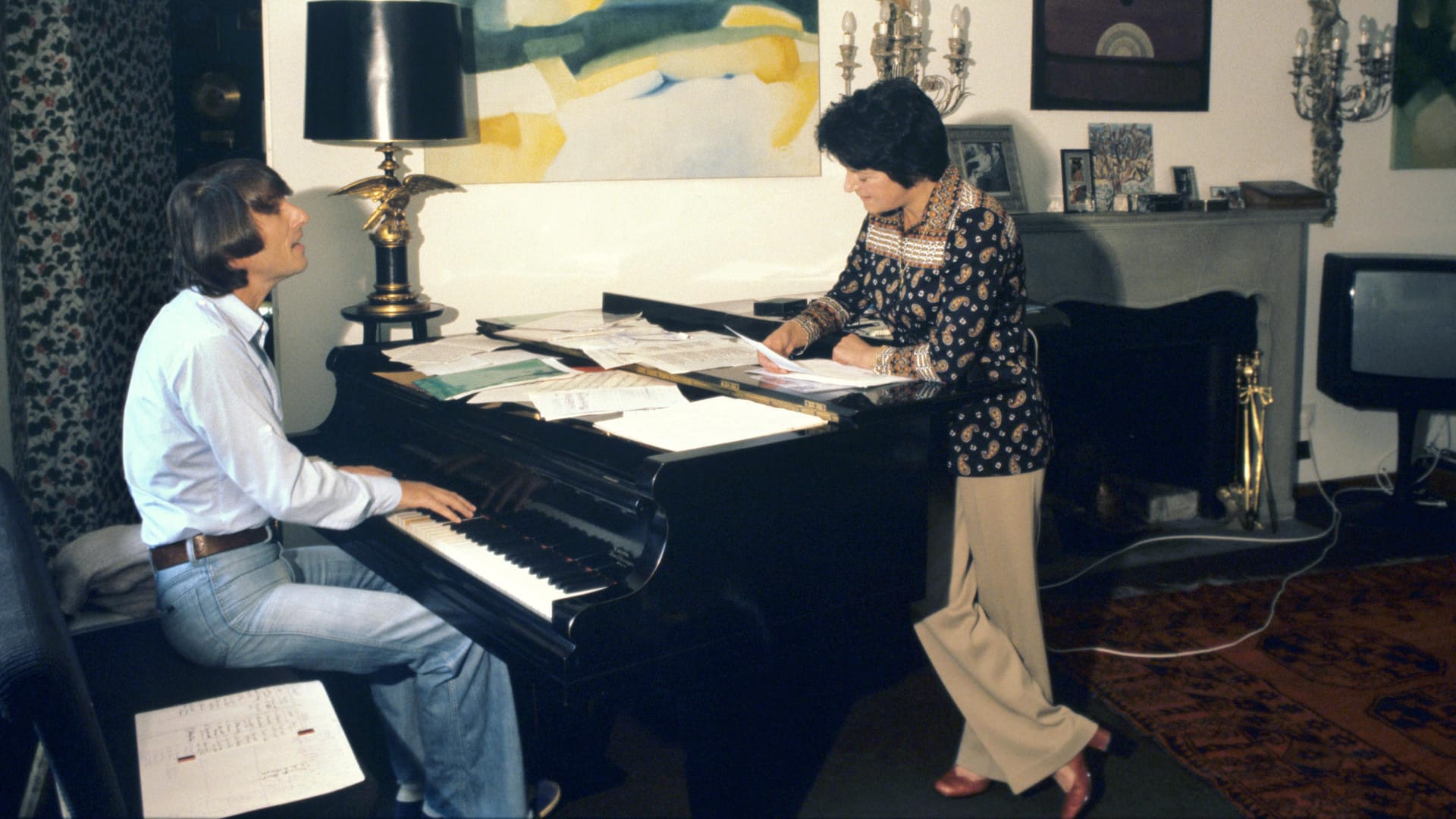 Udo Jürgens und Irma Holder: Das Bild stammt aus den Siebzigerjahren.