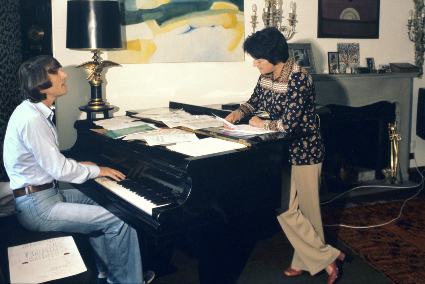 Udo Jürgens und Irma Holder: Das Bild stammt aus den Siebzigerjahren.