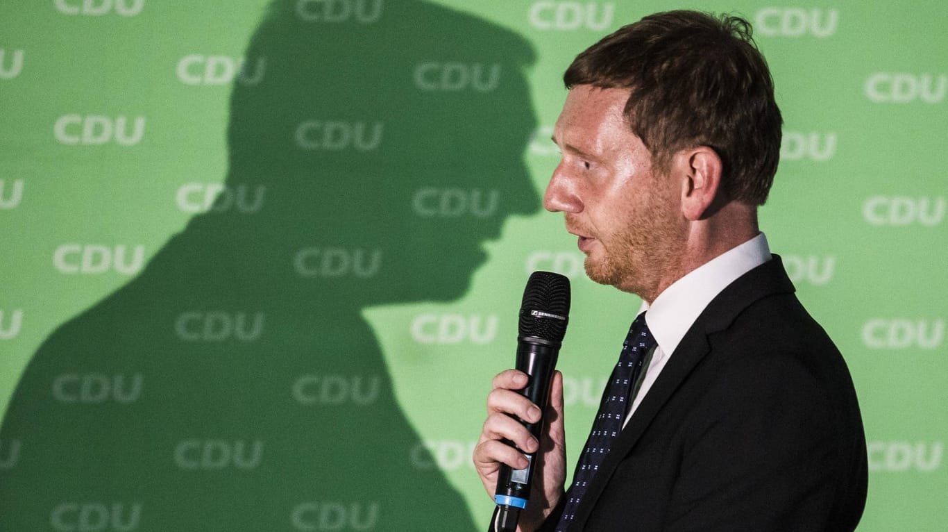 Sächsischer CDU-Spitzenkandidat Michael Kretschmer: Die Christdemokraten haben im Freistaat stark an Wählergunst gewonnen.