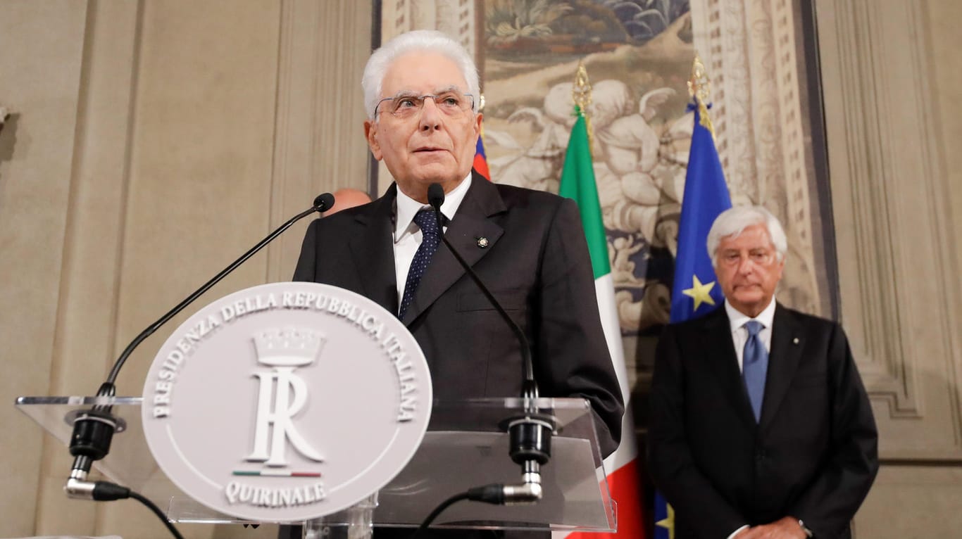 Sergio Mattarella: Der italienische Präsident hat den Parteien einen Aufschub verschafft.