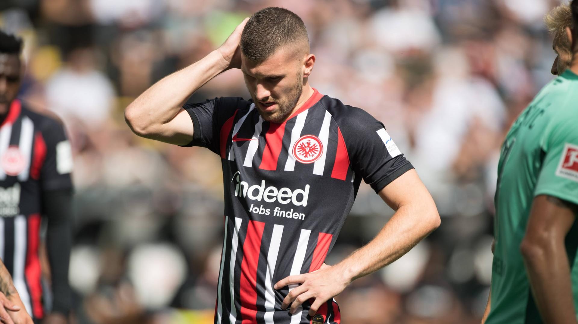 Ante Rebic: Zur Halbzeit des wichtigen Qualifikationsspiel gegen Straßburg wurde der Kroate ausgewechselt.