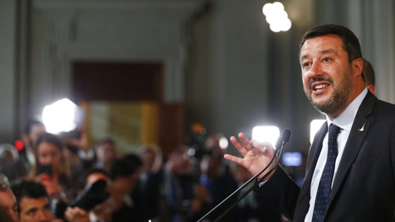 Der bisherige Innenminister Matteo Salvini hat die Koalition in Rom gesprengt und will eine schnelle Neuwahl.