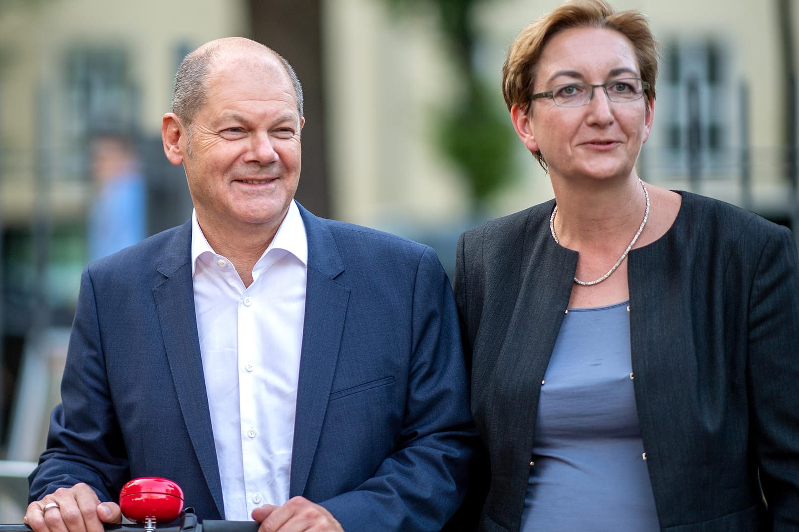 Olaf Scholz und Klara Geywitz: Das Kandidatenduo hält neue Bündnisse für möglich.