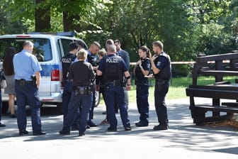 Polizeieinsatz am Tatort in Berlin-Moabit.