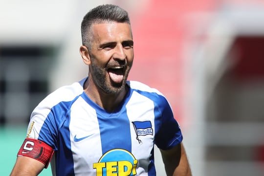 Bereits seit vielen Jahren in der Bundesliga aktiv: Hertha-Kapitän Vedad Ibisevic.