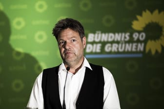 Robert Habeck, Parteivorsitzender der Grünen: Er kann sich in Sachsen eine Zusammenarbeit mit der CDU vorstellen.