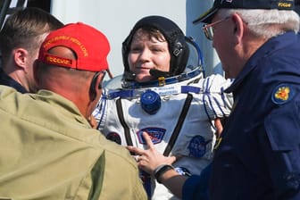 Die Nasa-Astronautin Anne McClain nach ihrer Rückkehr von der ISS: Hat sie das erste Verbrechen im All begangen?