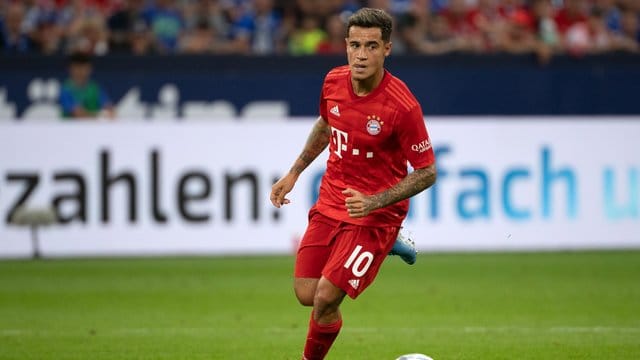 Bayerns Philippe Coutinho absolvierte gegen Schalke 04 sein erstes Bundesligaspiel. Bayerns Philippe Coutinho absolvierte gegen Schalke 04 sein erstes Bundesligaspiel.