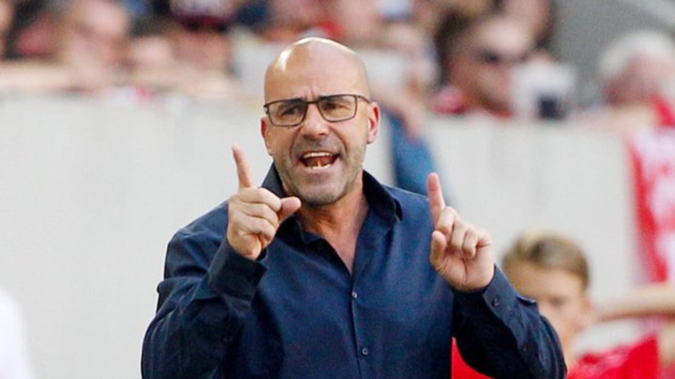 Trainer Peter Bosz leistet gute Arbeit in Leverkusen.