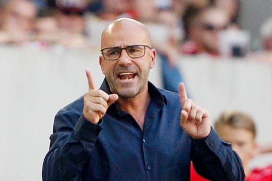Trainer Peter Bosz leistet gute Arbeit in Leverkusen.