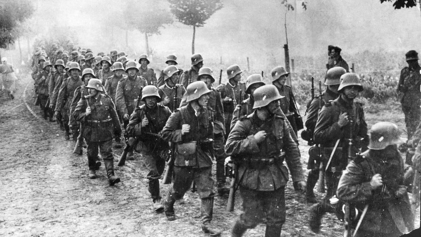 Deutsche Soldaten in Polen: Am 1. September 1939 überfiel Deutschland das Nachbarland.