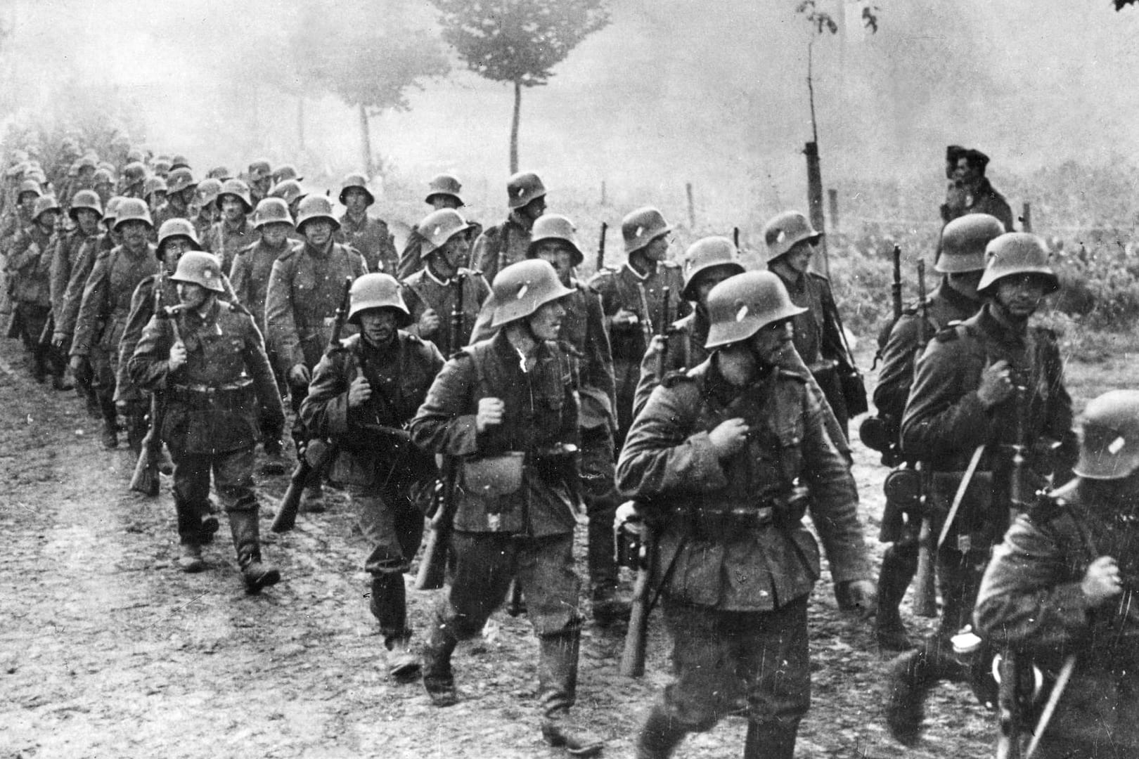 Deutsche Soldaten in Polen: Am 1. September 1939 überfiel Deutschland das Nachbarland.