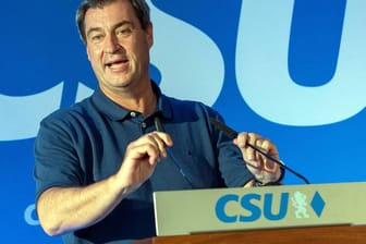 Der bayerische Ministerpräsident Markus Söder: Die SPD-Spitze beharrt auf ihren Plänen für eine Vermögenssteuer.