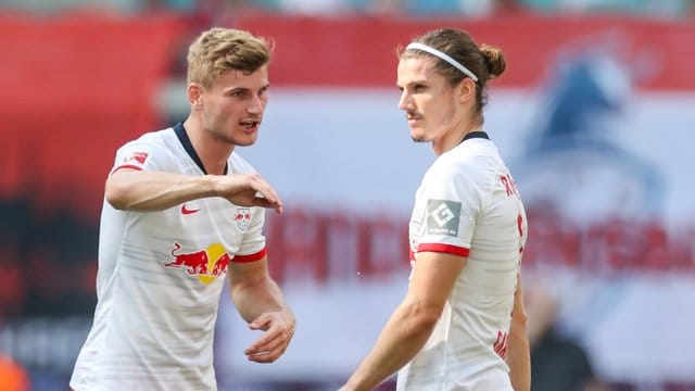 Timo Werner (l) erzielte das wichtige 1:0. Timo Werner (l) erzielte das wichtige 1:0.
