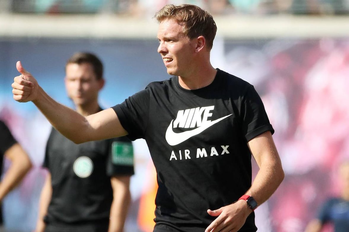Daumen hoch: Julian Nagelsmann holte bei seiner Heimpremiere als RB-Trainer einen Sieg.