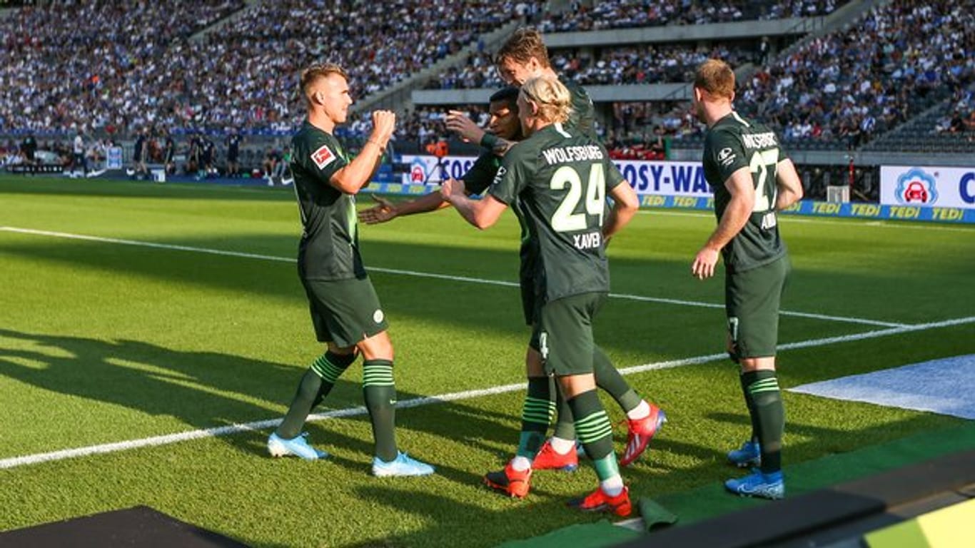 Wolfsburg gewinnt bei Hertha BSC mit 3:0.