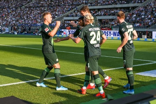 Wolfsburg gewinnt bei Hertha BSC mit 3:0.