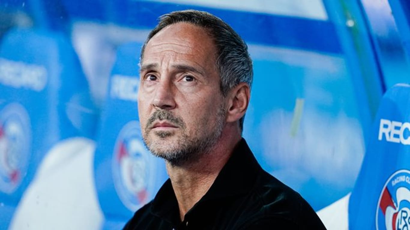 Ist mit seinem Team gegen Straßburg gefordert: Eintracht-Coach Adi Hütter.