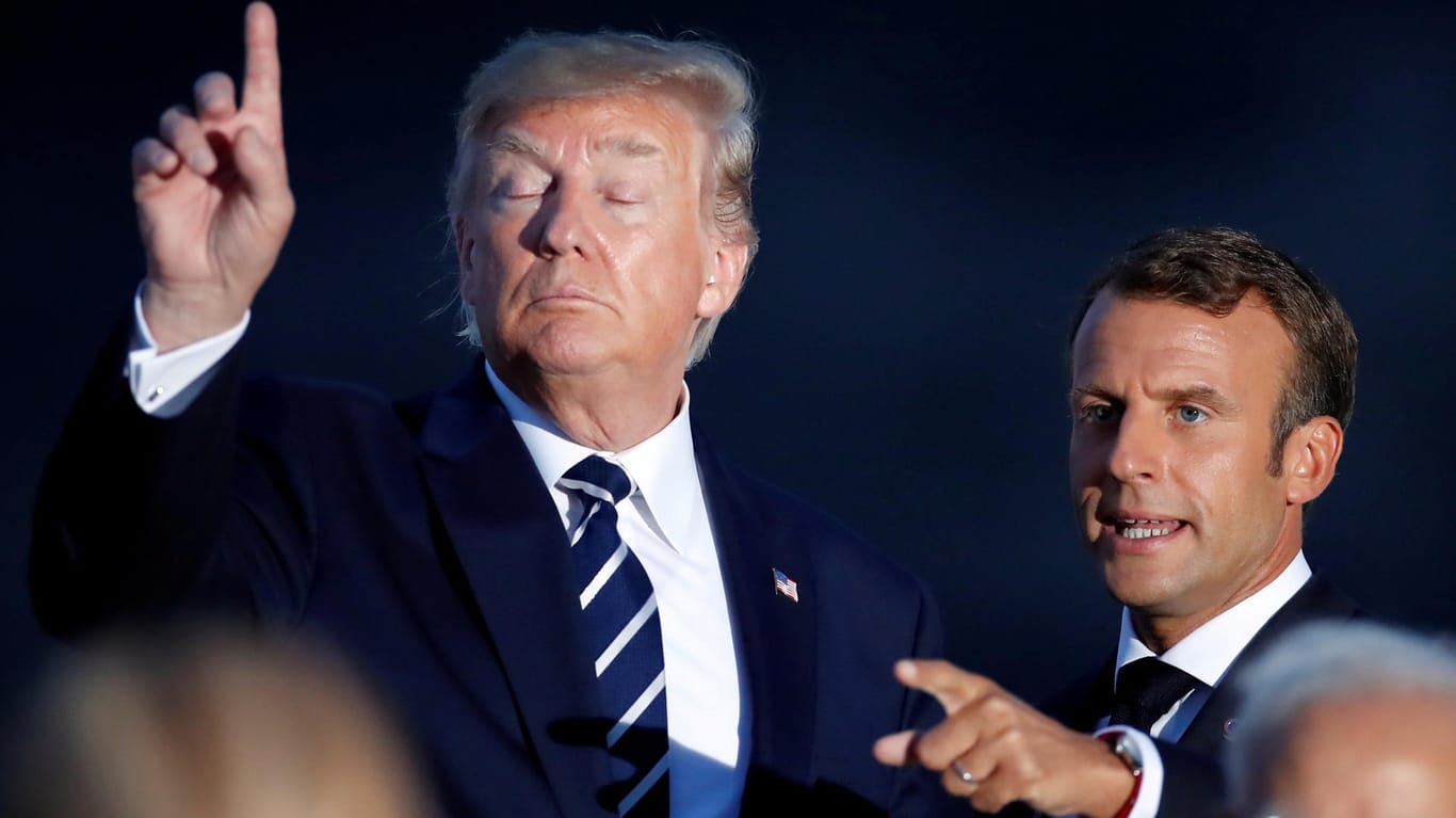 Emmanuel Macron und Donald Trump: Das amerikanische Jahrhundert ist zu Ende.