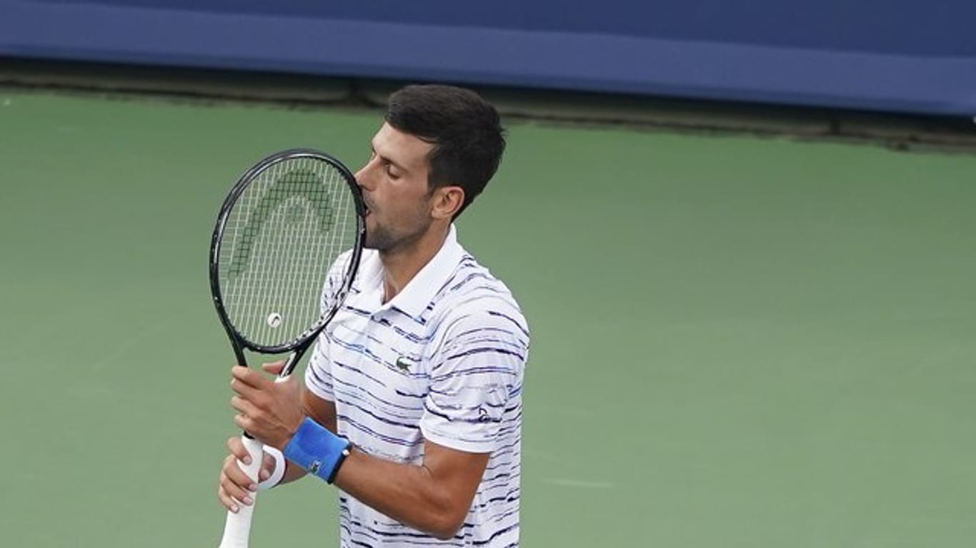 Kam ohne Probleme bei den US Open in Runde zwei: Novak Djokovic.