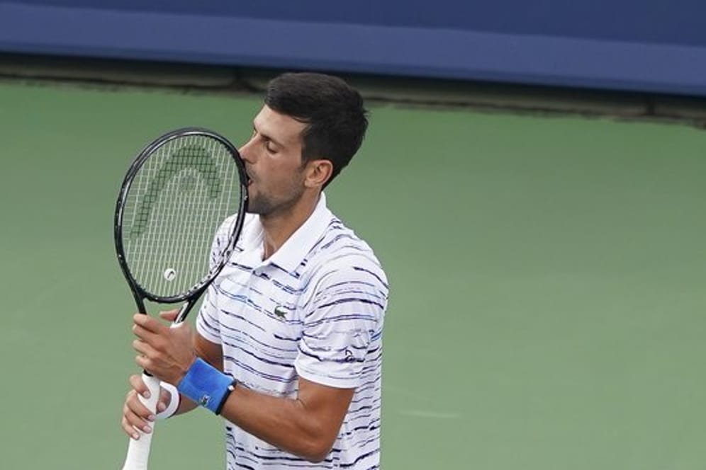Kam ohne Probleme bei den US Open in Runde zwei: Novak Djokovic.