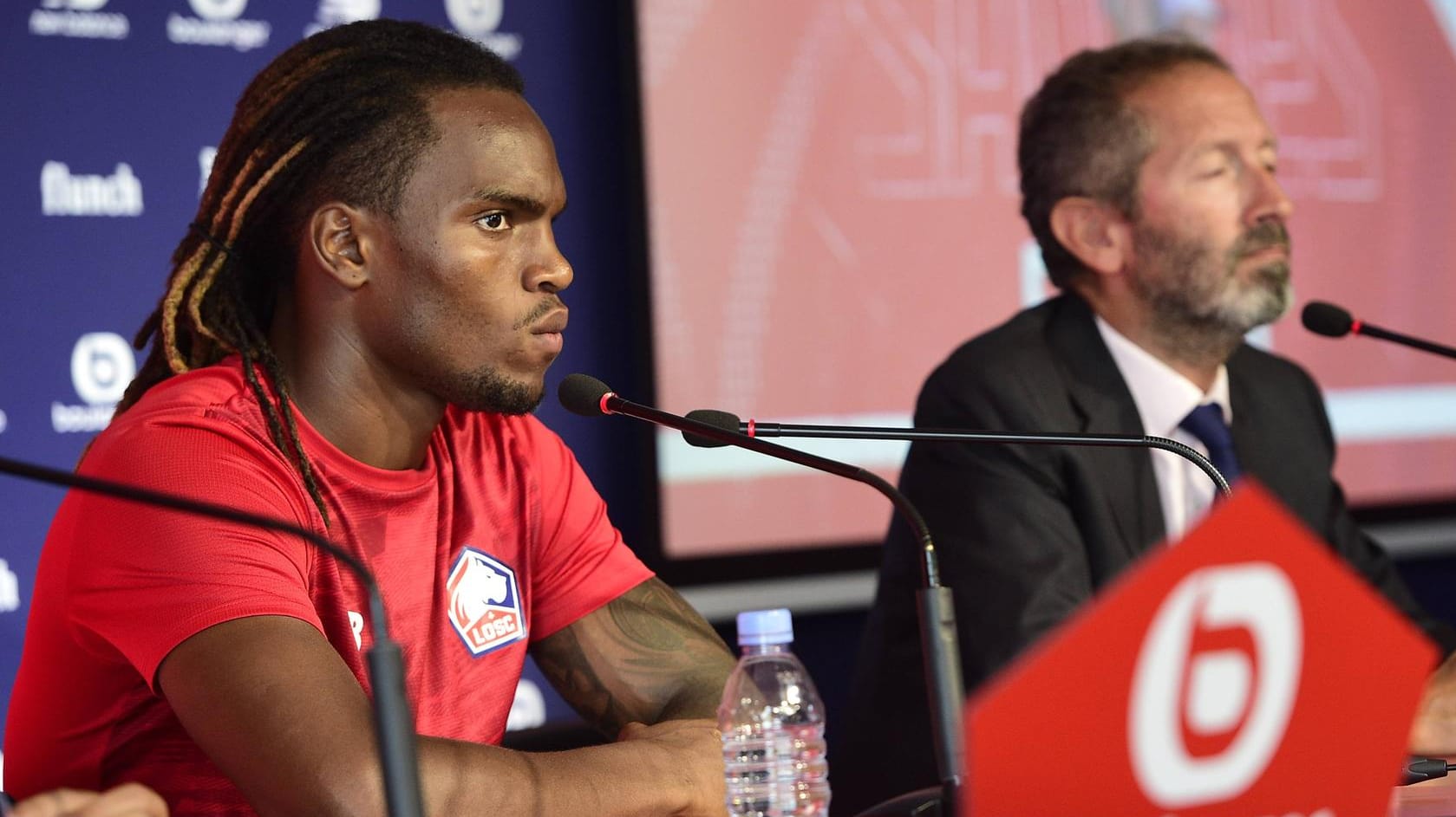 Renato Sanches bei seiner Präsentation in Lille: Der Portugiese will in Frankreich den Neuanfang schaffen.