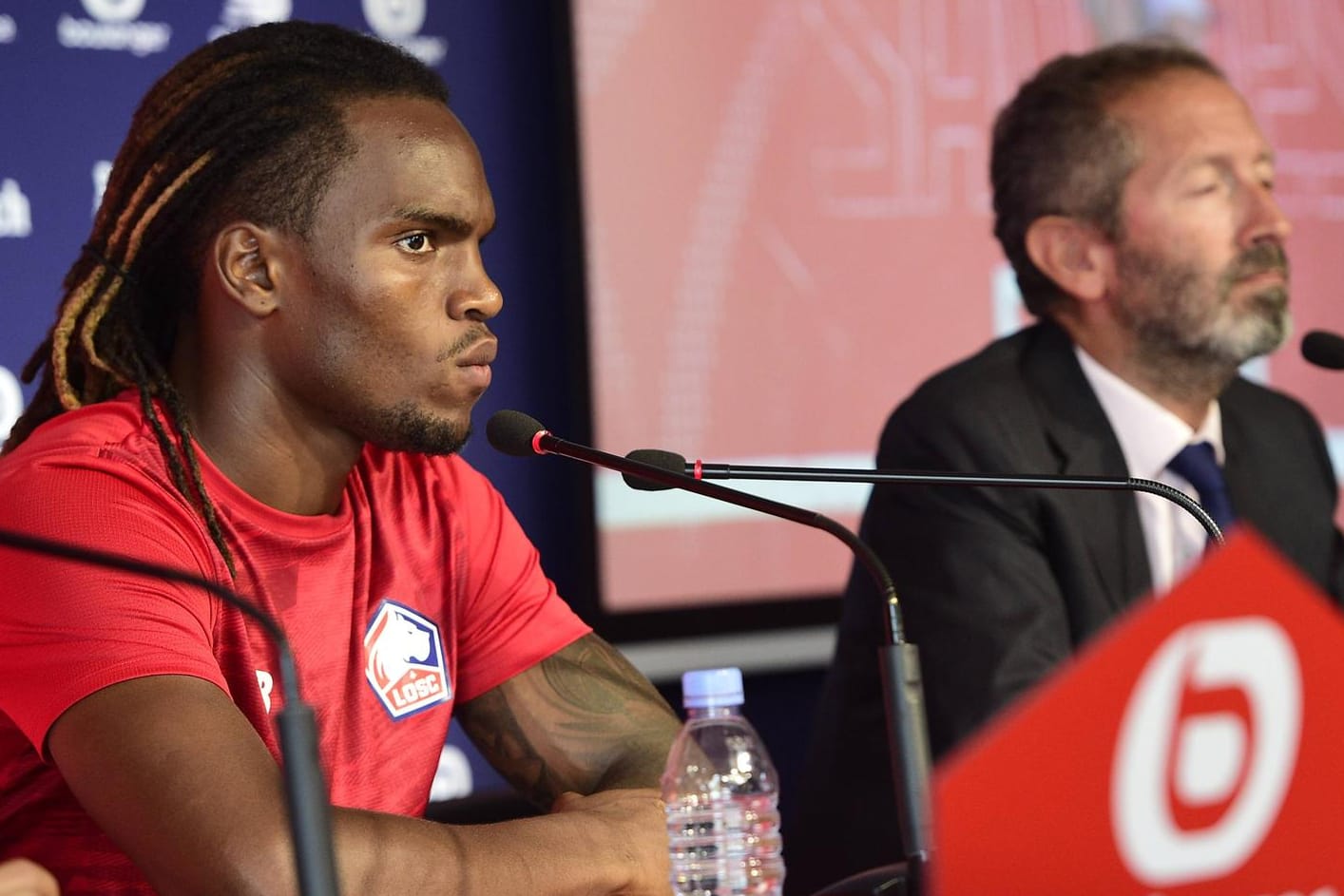 Renato Sanches bei seiner Präsentation in Lille: Der Portugiese will in Frankreich den Neuanfang schaffen.