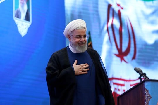 Irans Präsident Hassan Ruhani vergangene Woche bei einer Veranstaltung in Teheran.