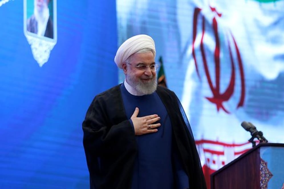 Irans Präsident Hassan Ruhani vergangene Woche bei einer Veranstaltung in Teheran.