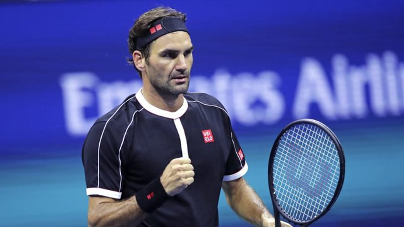 Steht in New York in der zweiten Runde: Roger Federer.