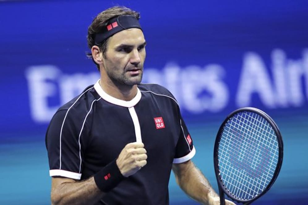 Steht in New York in der zweiten Runde: Roger Federer.