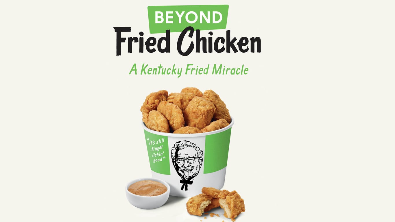 Kentucky Fried Chicken: KFC gehört zu den letzten Fastfood-Ketten, die auf den veganen Hype aufspringen.