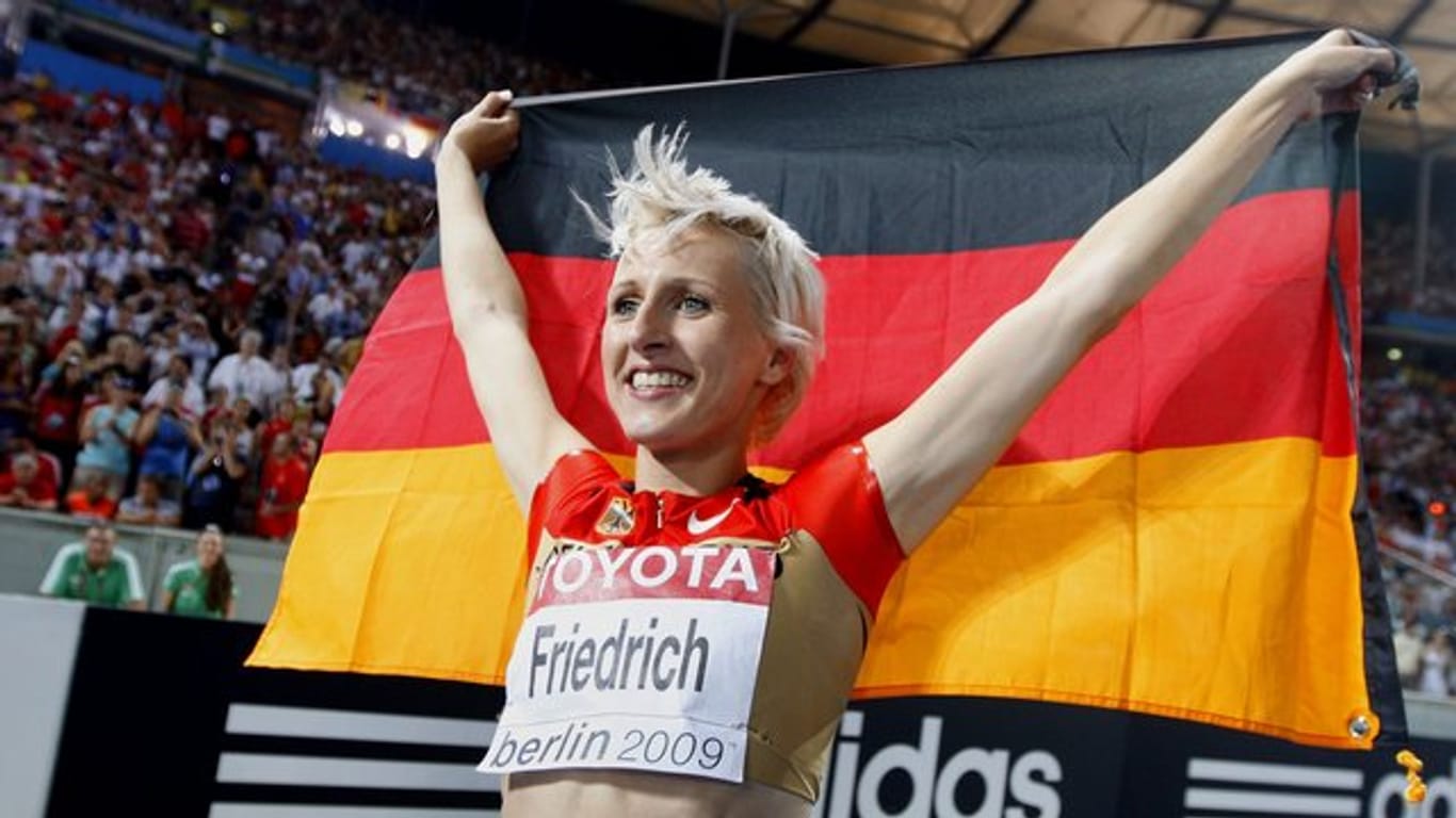 Darf sich mit zehn Jahren Verspätung auf WM-Silber freuen: Ariane Friedrich.