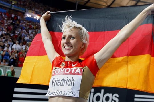 Darf sich mit zehn Jahren Verspätung auf WM-Silber freuen: Ariane Friedrich.